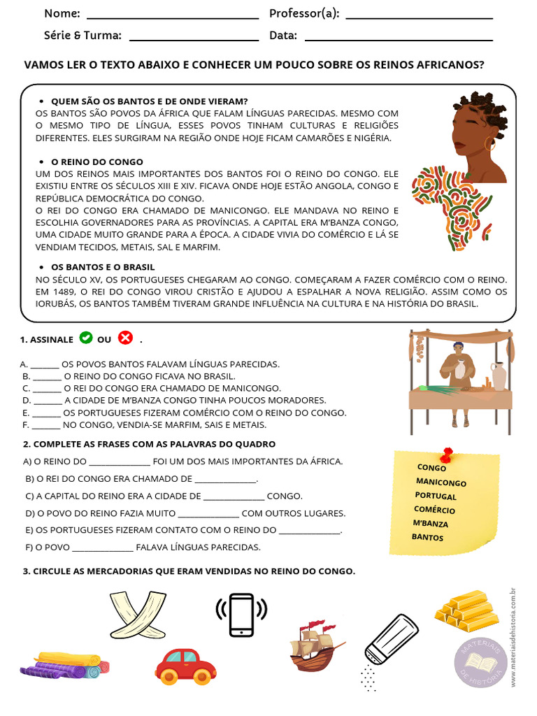Povos Bantos e o Reino do Congo | PDF | Portugal | África