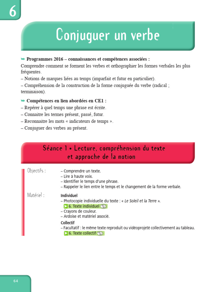 Conjugaison des verbes en français | PDF | Verbe | Phrase