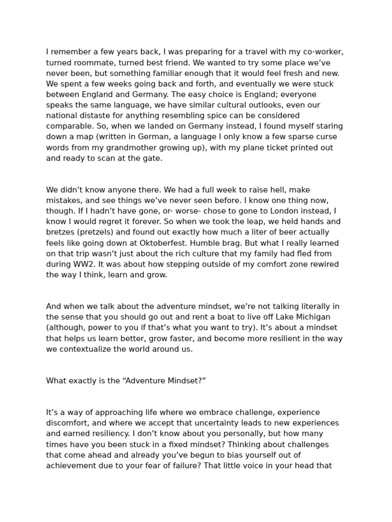 FULLER - Steven - TED Notes - The Adventuremind Set | PDF | Mindset ...