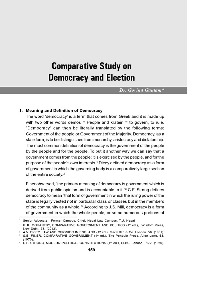 Understanding Democracy and Elections | PDF | Elections | Democracy