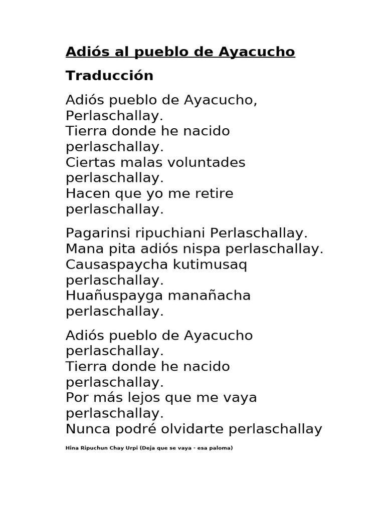 Letra de 