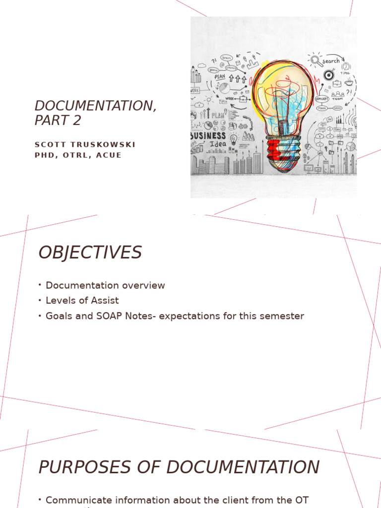 Essential OT Documentation Guidelines | PDF | Cognition