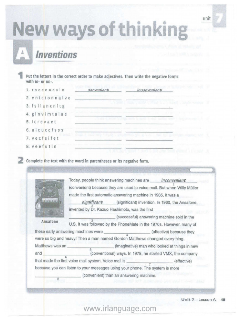 WB FC4 Unit 7 | PDF