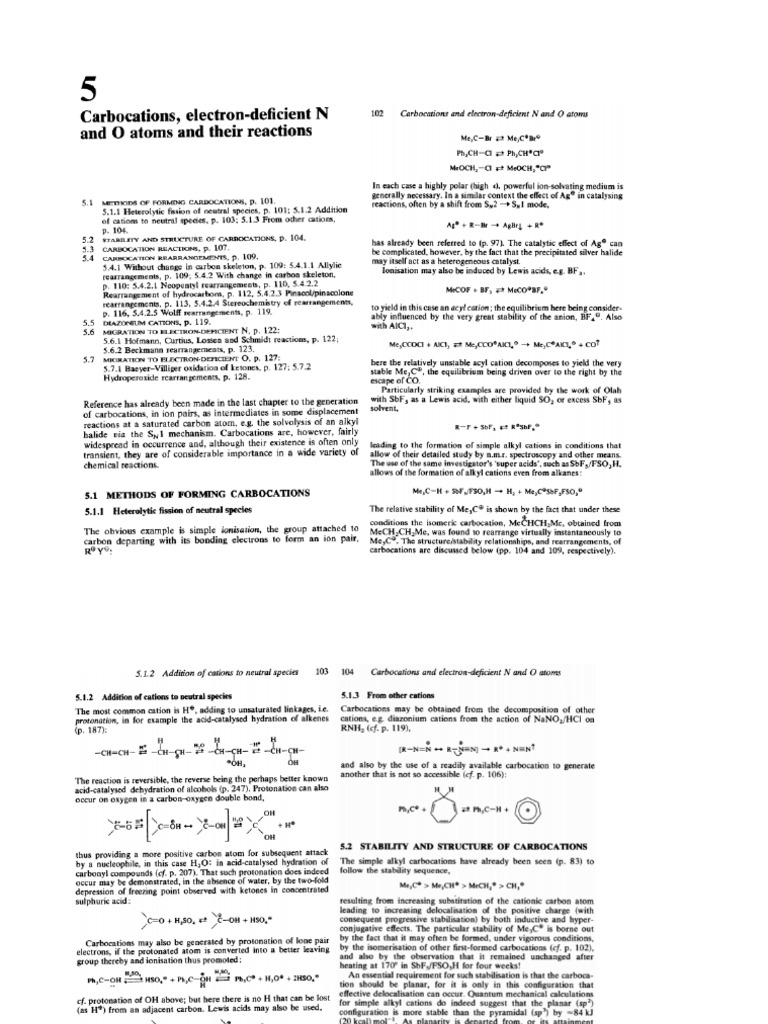Molecular Rearrangement | PDF