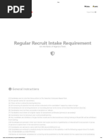 British Army 2026 Intake Application Form | PDF
