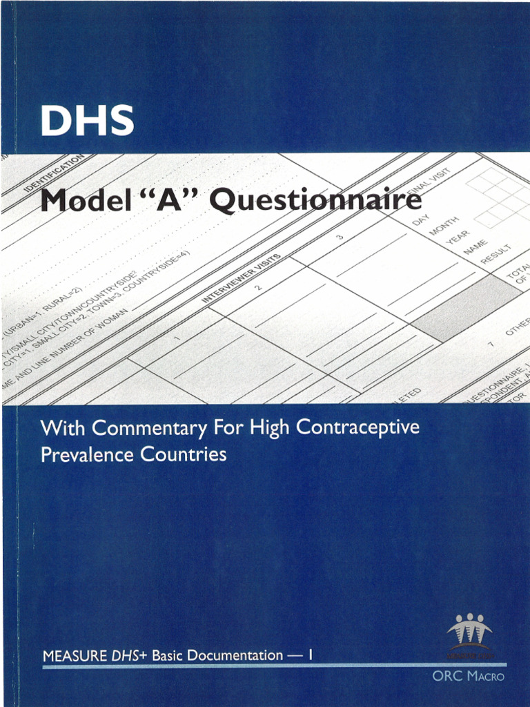 DHS IV Model A PDF | PDF