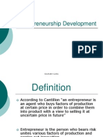 Entrepreneurship Development: Saurabh Garg