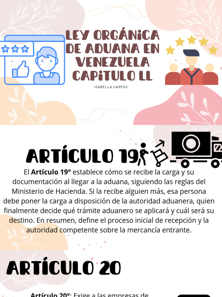 Ley Orgánica de Aduana en Venezuela Capitulo LL - 20250518 - 125712 ...