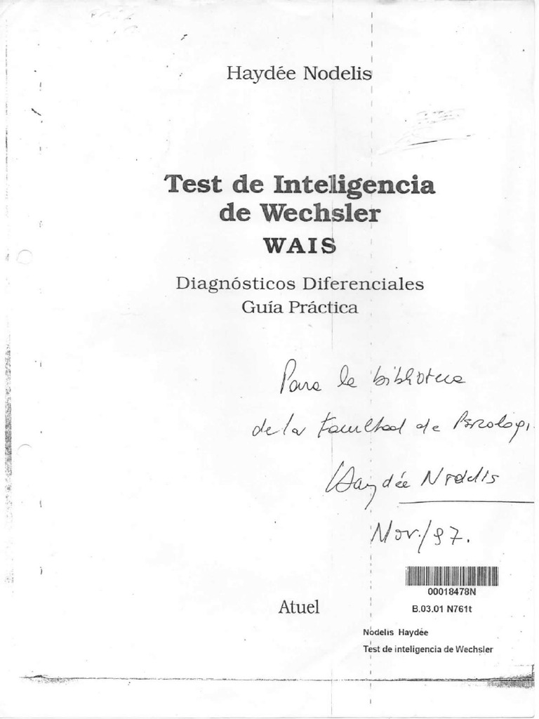 Test Intelig Nodelis | PDF