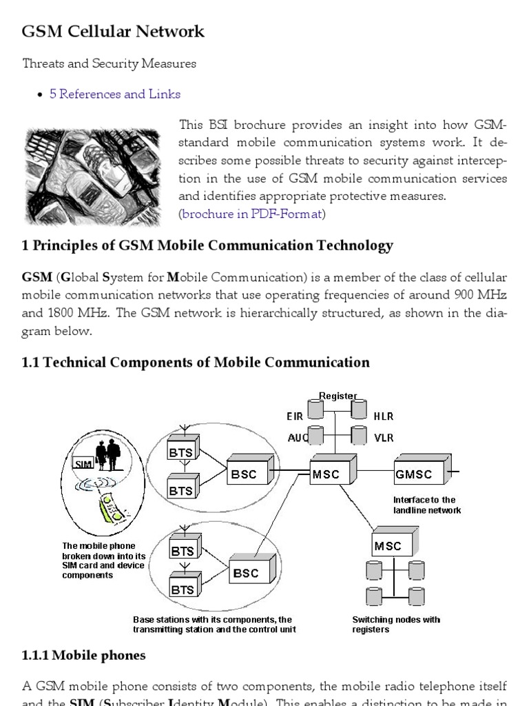 GSM Cellular Network: 1 Principles of GSM Mobile Communication ...