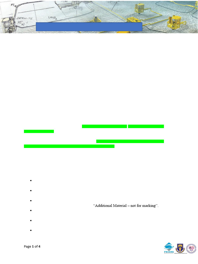 Subsea Technology Engineering Report Guide | PDF | Risk
