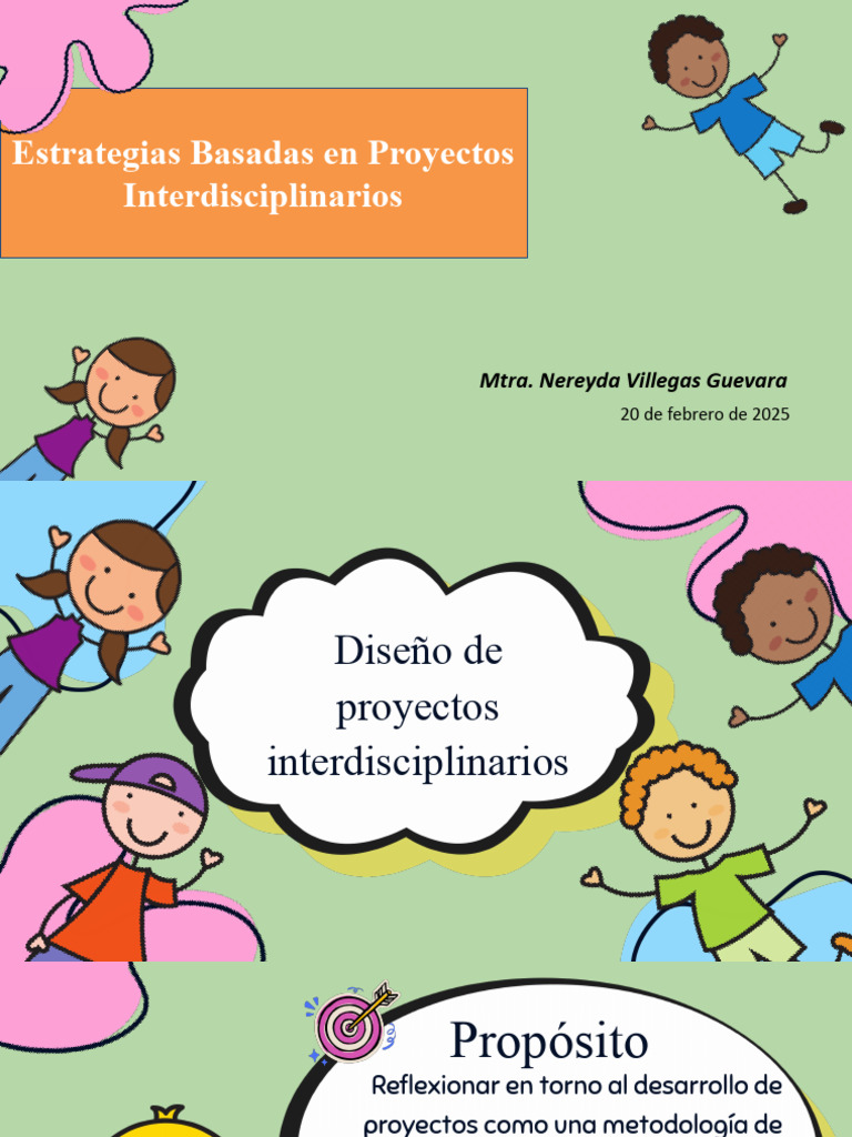 Estrategias Basadas en Proyectos Interdisciplinarios | PDF | Educación ...