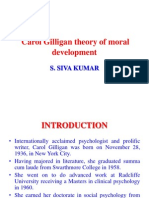 Carol Gilligan Theory of Moral Development: S. Siva Kumar