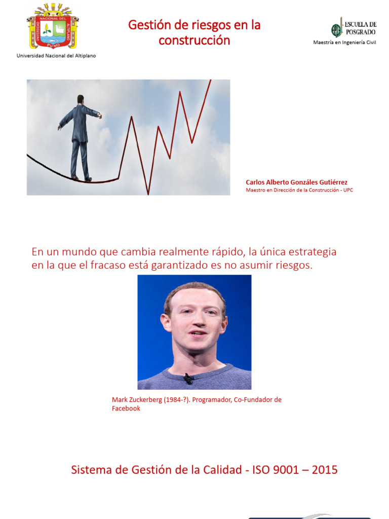 Gestión de Riesgos en Construcción | PDF | Riesgo | Probabilidad