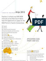 Premier's Scholarships E-Flyer 2012 COLOUR