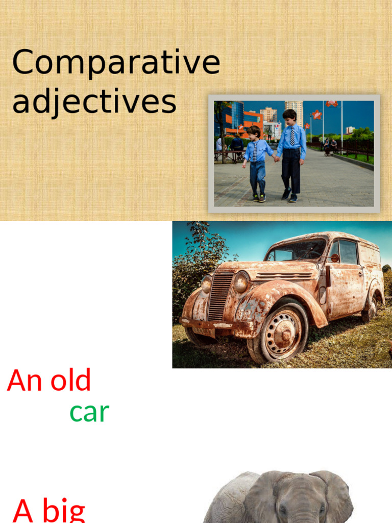 Comprative Adjectives | PDF
