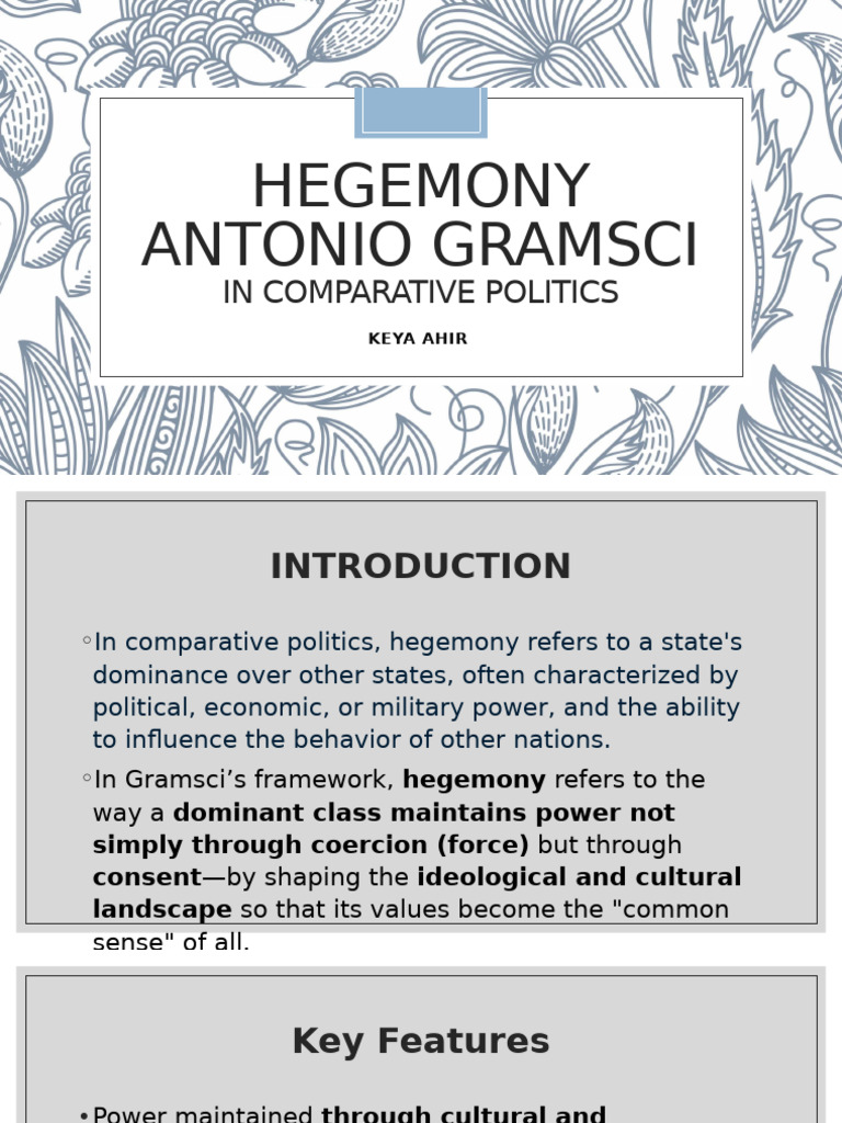 Hegemony | PDF | Antonio Gramsci | Power (Social And Political)