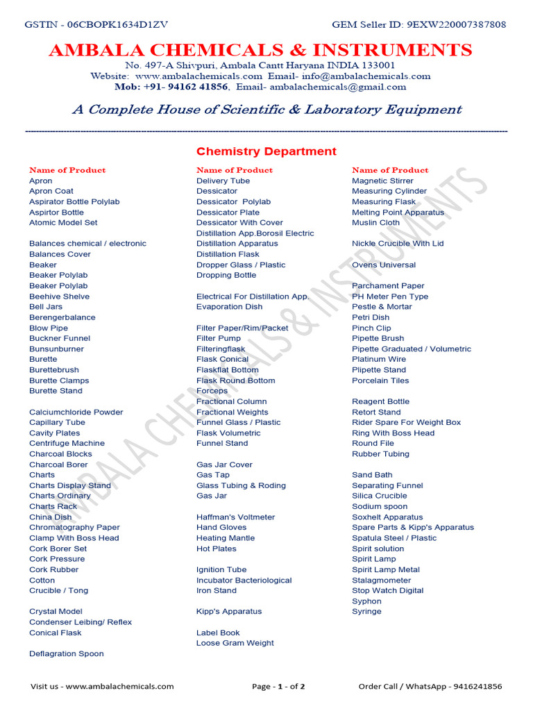 Chemistry Lab Instruments AoPGpLg07rF2lprR | PDF | Glasses