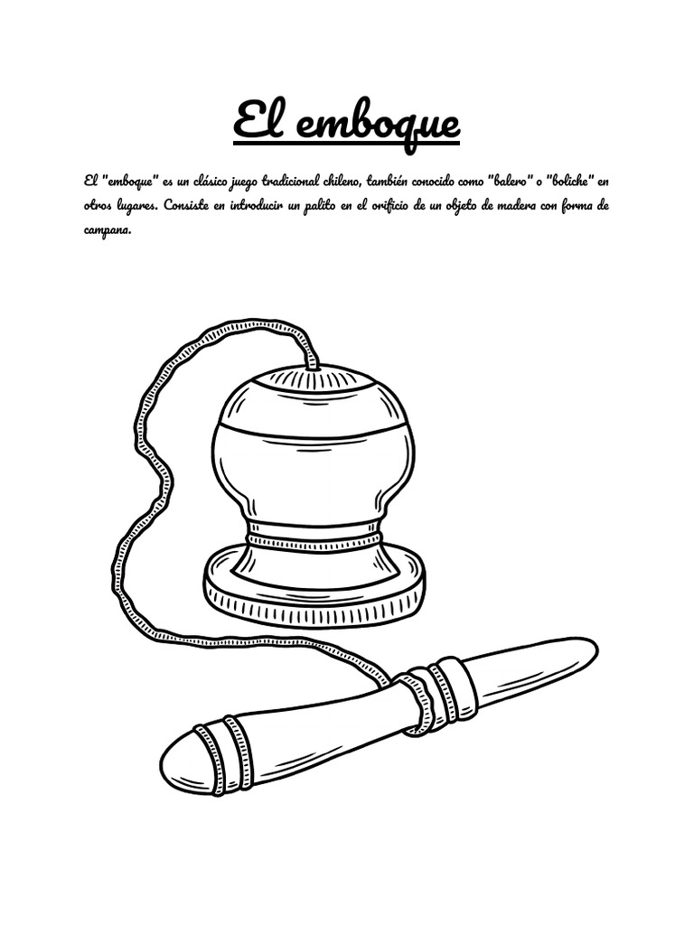 El Emboque: Juego Tradicional Chileno | PDF