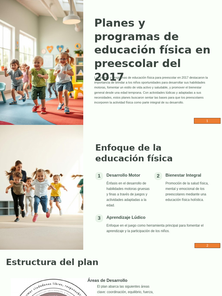 Educación Física en Preescolar 2017 | PDF | Educación de la primera ...