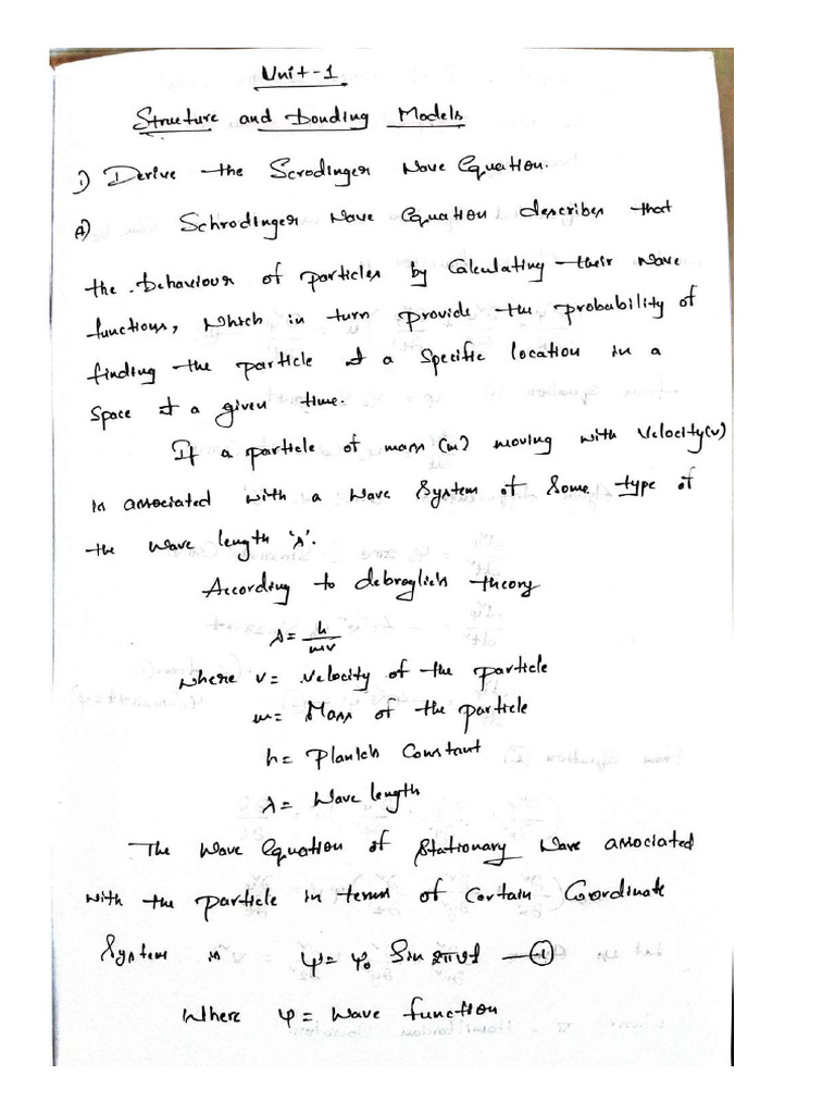 Chemistry All Units Hand Written Notes - Compressed | PDF