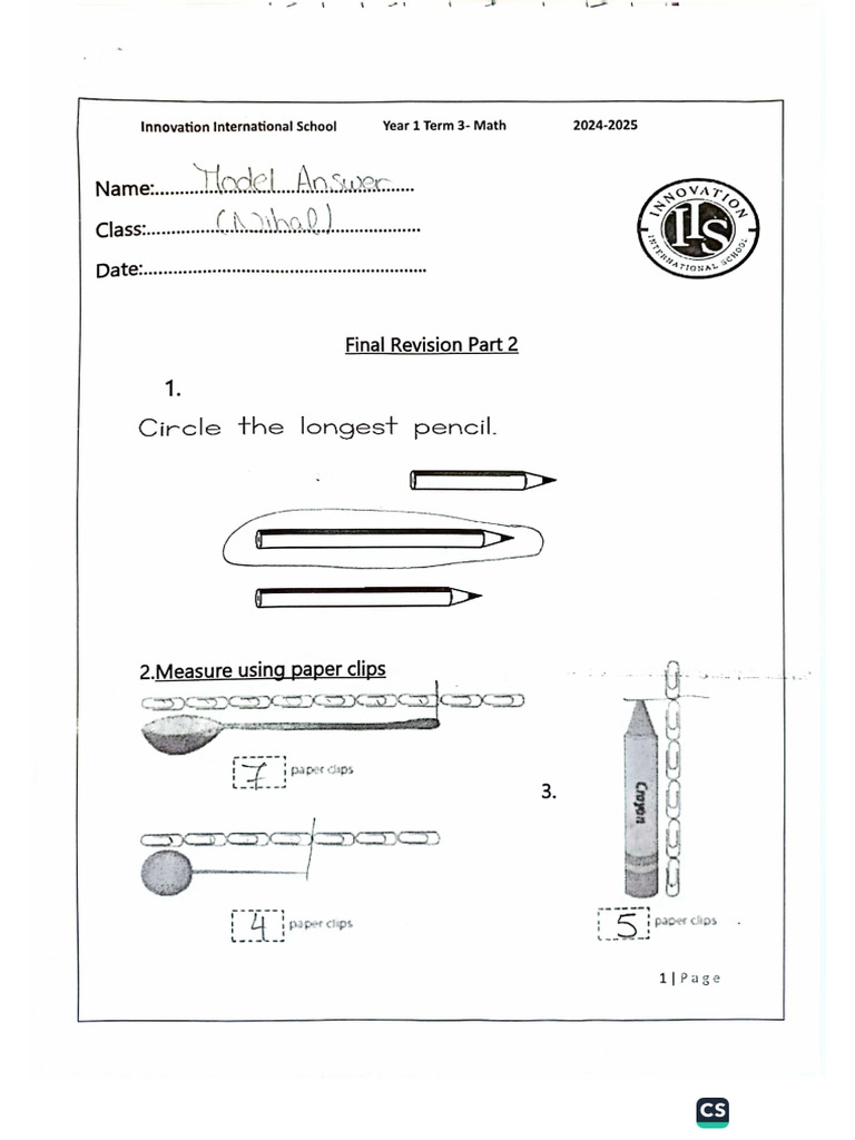 Model Answer Part 2 | PDF