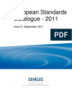 European Standards Catalogue - 2011: Issue 2, September 2011