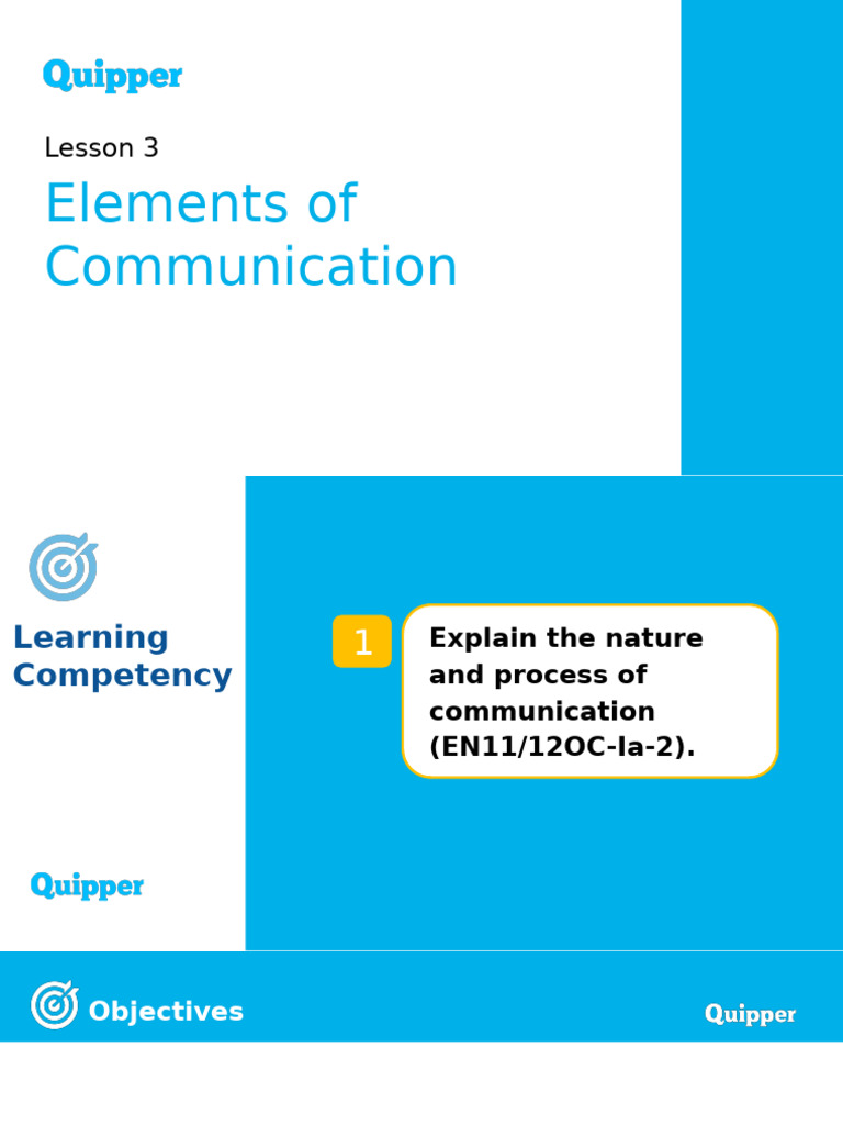 Understanding Communication Elements | PDF | Communication | Human ...