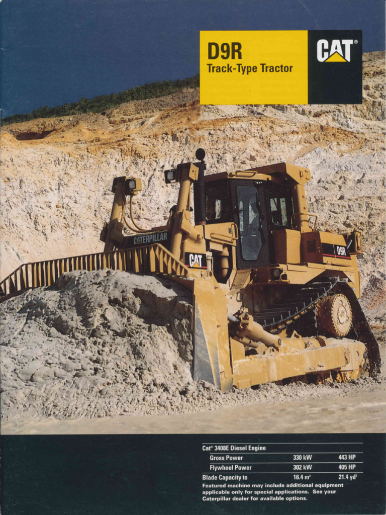 D9R Track-Type Tractor Overview | PDF | Horsepower | Clutch