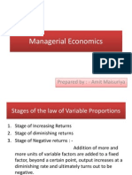 Managerial Economics: Prepared By: - Amit Maisuriya