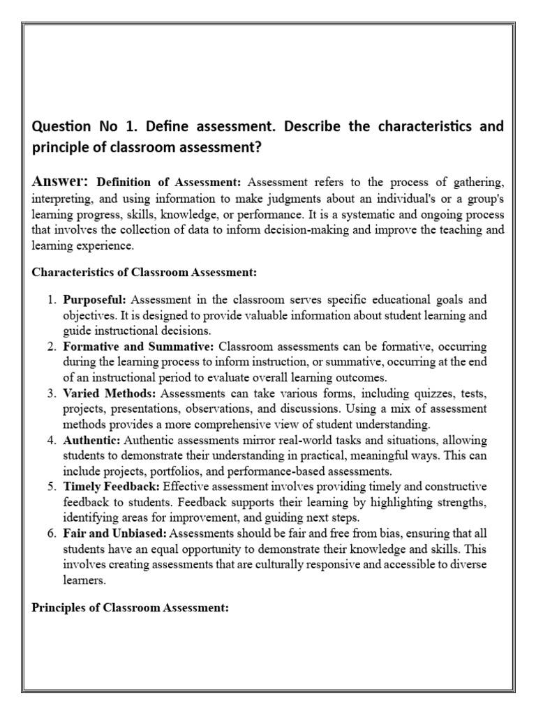 8602 Important Questions-1 Rana Zubair | PDF | Educational Assessment ...