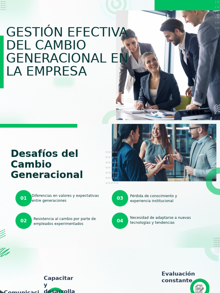Gestión del Cambio Generacional Efectiva | PDF