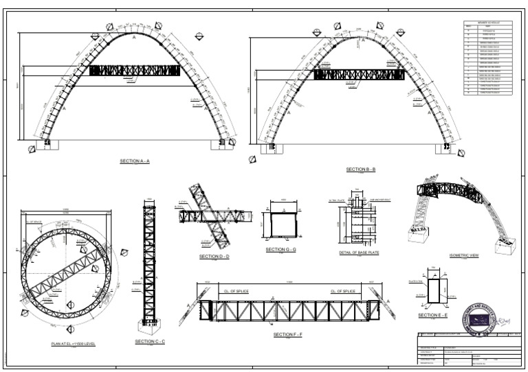 Plan & Section On 29.04.2025 | PDF