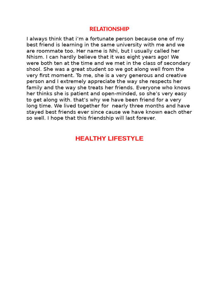 Relationship | PDF