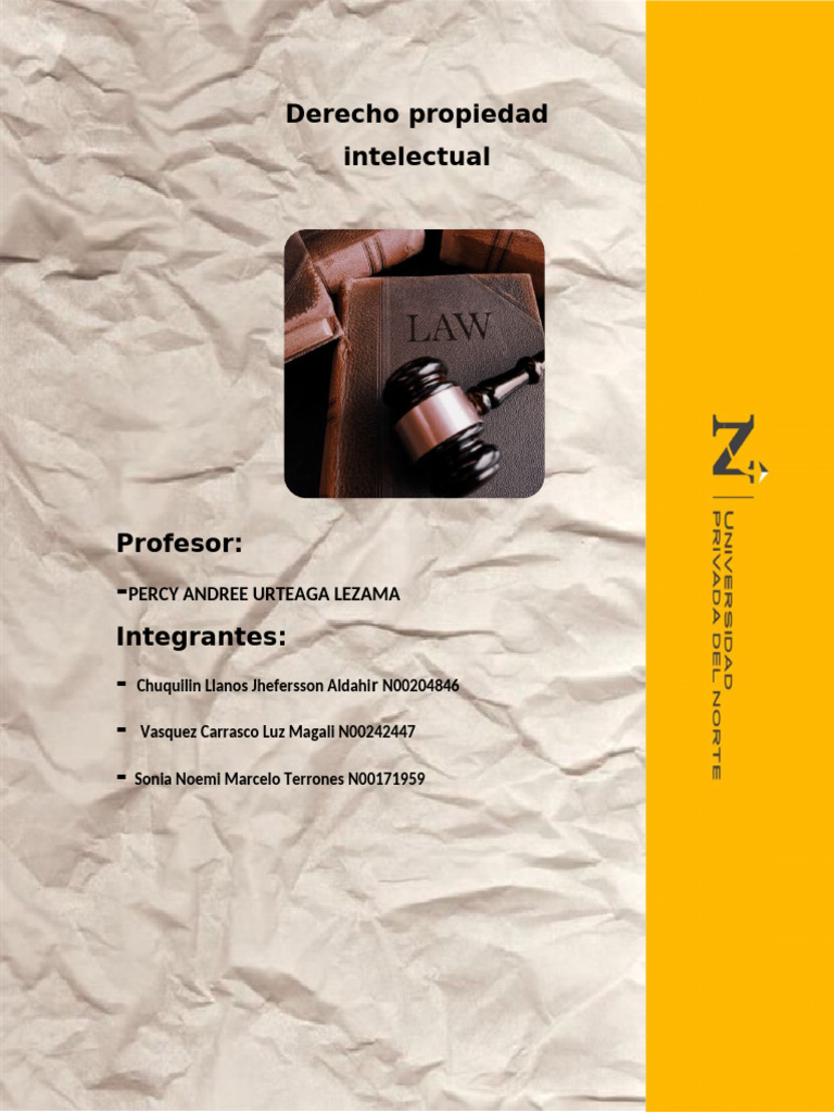 Derecho Propiedad INTELECTUAL | PDF