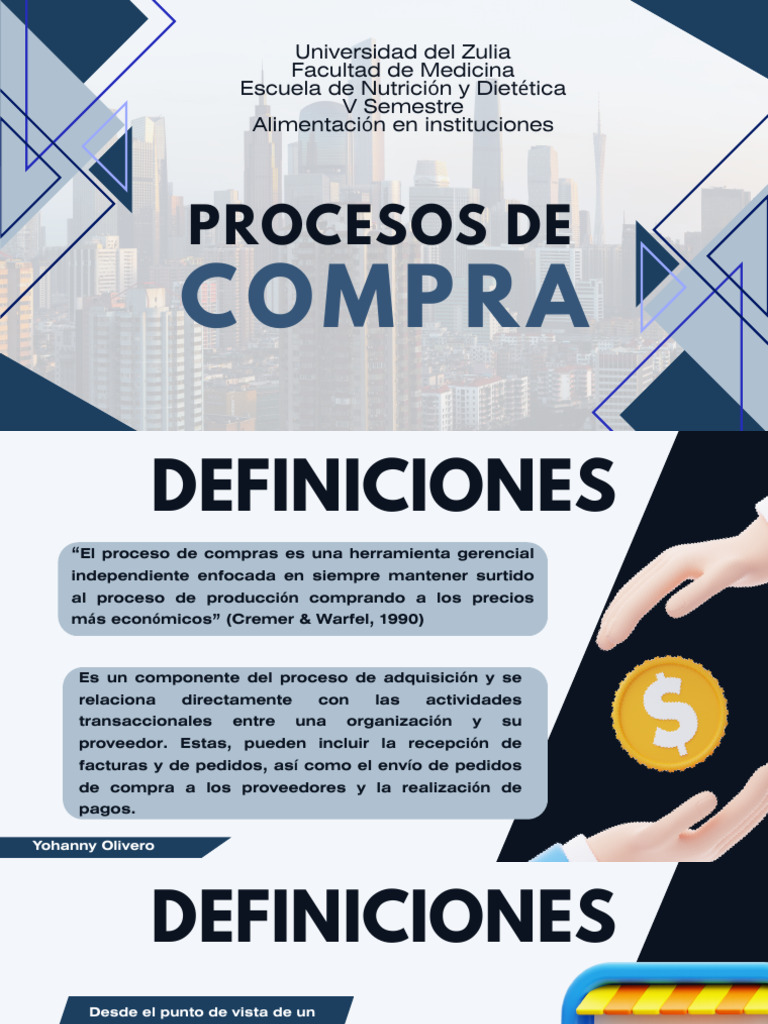 Proceso de Compras en Instituciones Alimentarias | PDF | Calidad ...