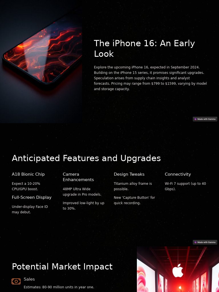 The Iphone 16: An Early Look | PDF
