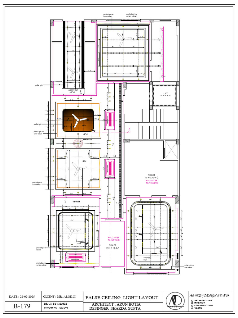 False Ceiling Light Layout Plan | PDF
