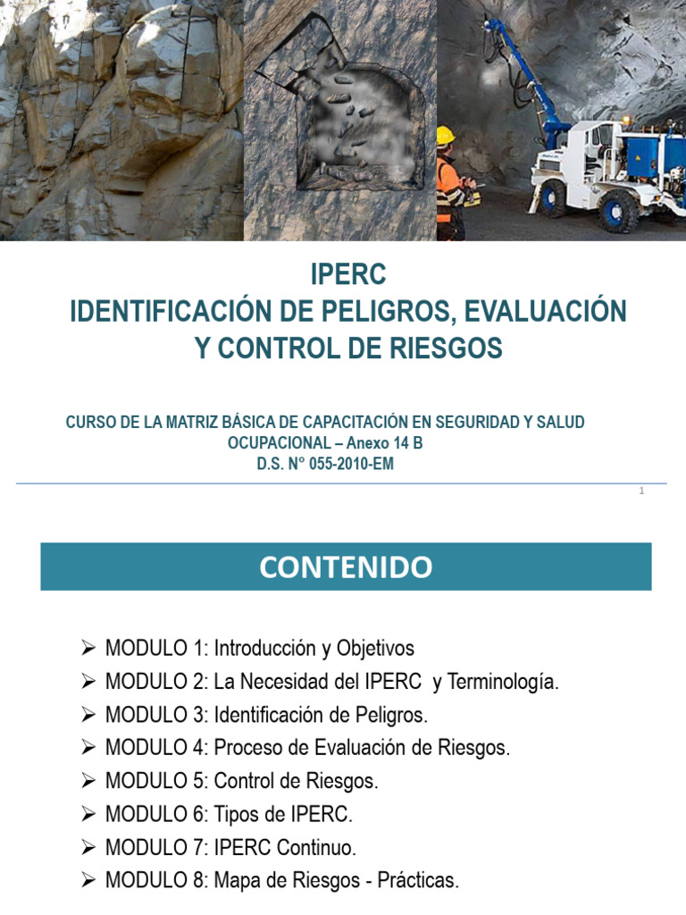 Curso IPERC: Identificación y Control de Riesgos | PDF | Riesgo ...