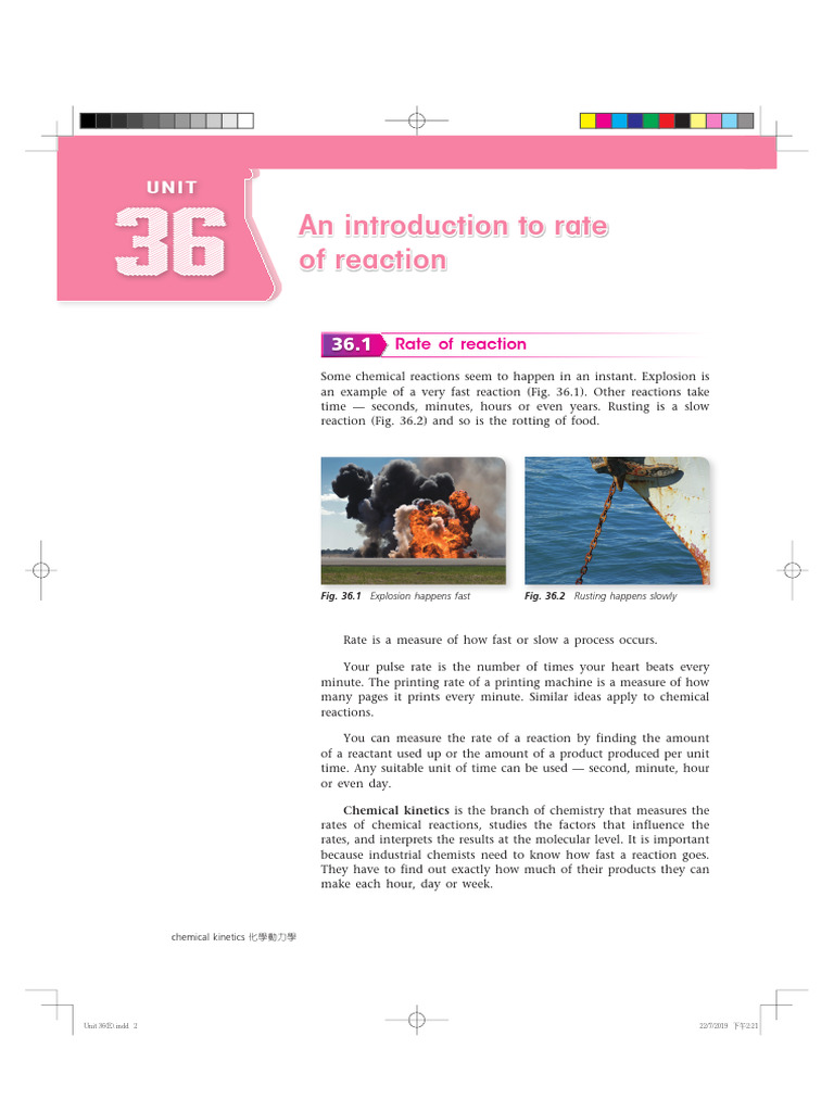 Understanding Reaction Rates in Chemistry | PDF | Reaction Rate ...
