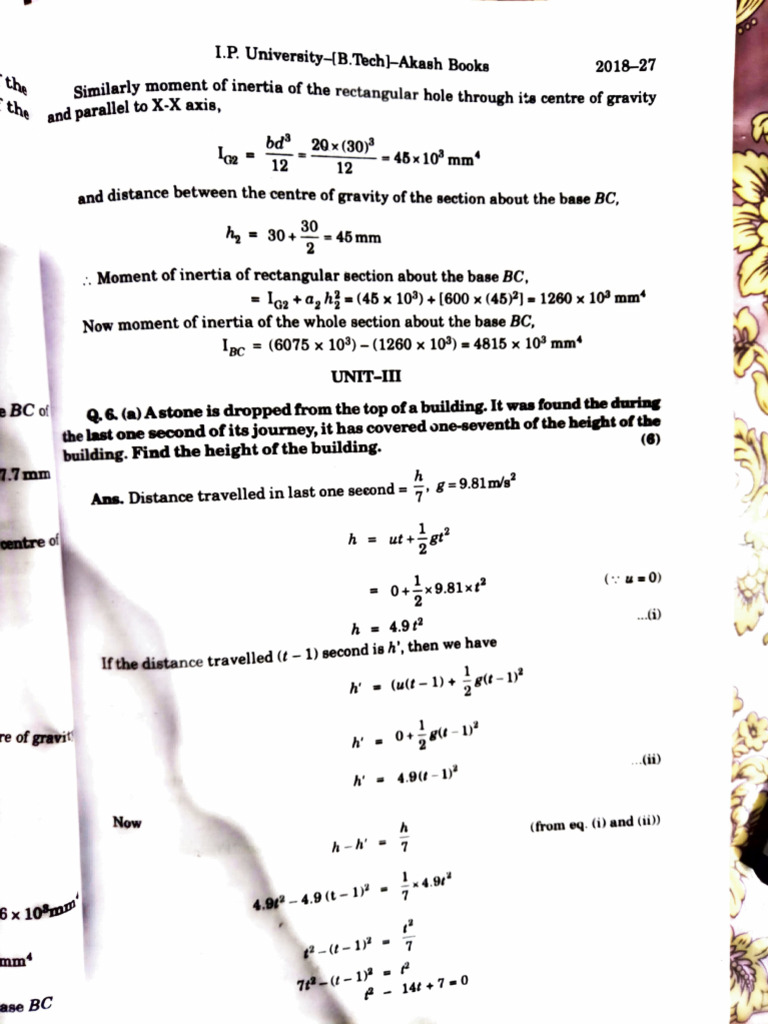 Em Pyq Unit 3 and 4 (By Harshuu) | PDF | Momentum | Force