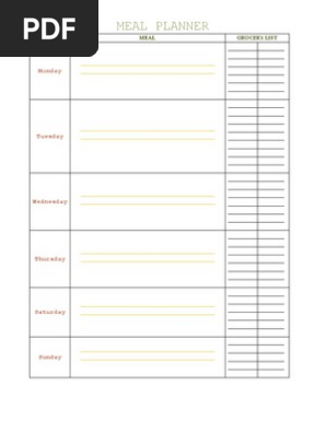 Meal Planner