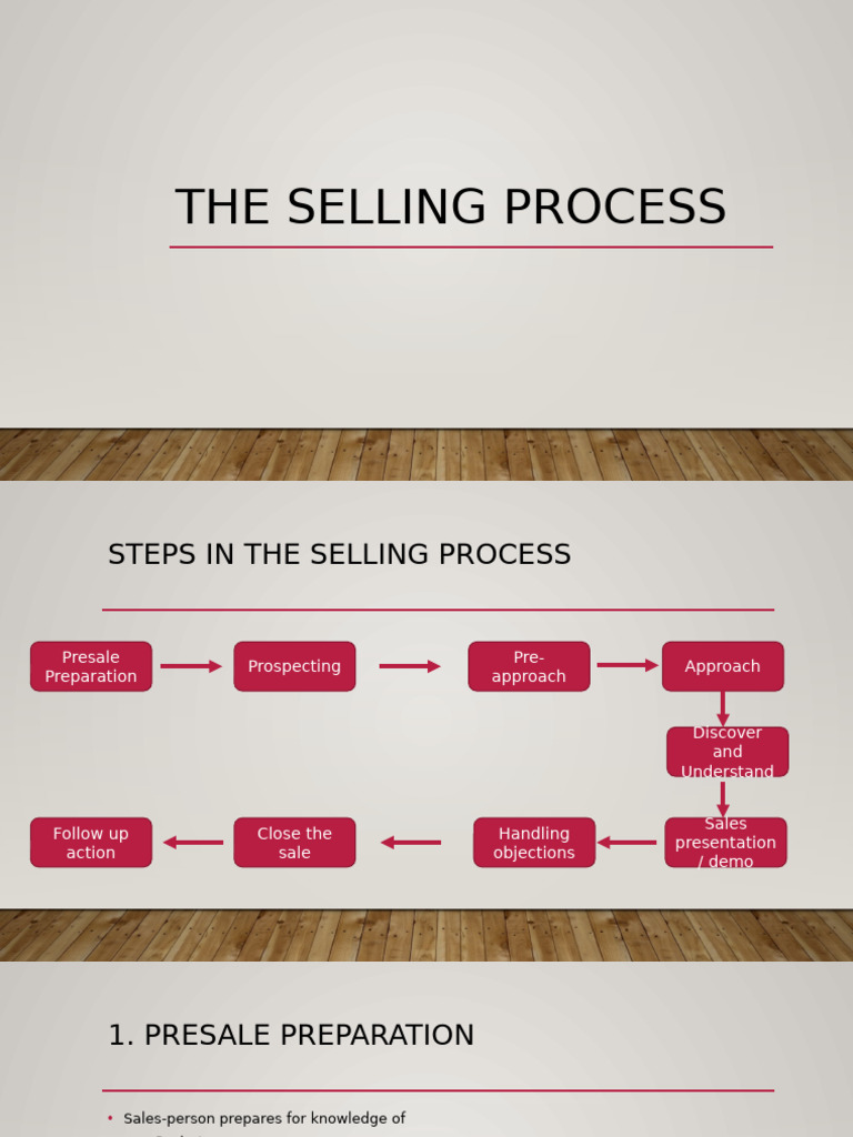 2 - The Selling Process | PDF | Sales | Marketing