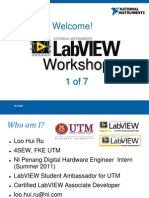 LabVIEW Proficiency Workshop 1