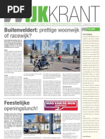 Wijkkrant Buitenveldert Amsterdam April 2012