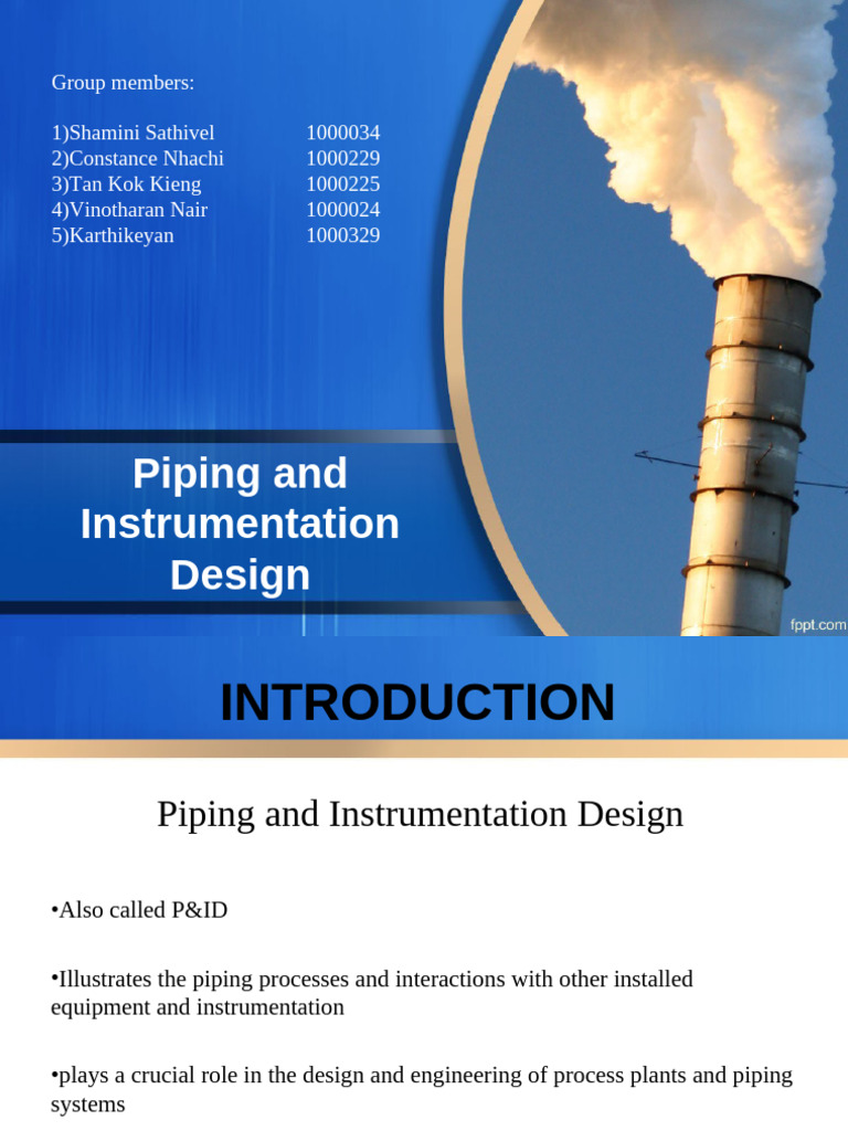 Piping and Instrumentation Design Guide | PDF | Instrumentation ...