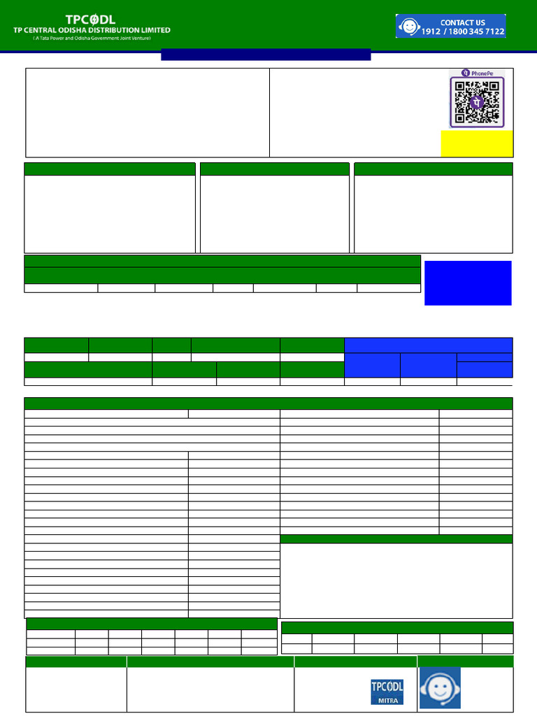 Electricity Bill for SMT. SNEHALATA RATHA | PDF | Electrical ...