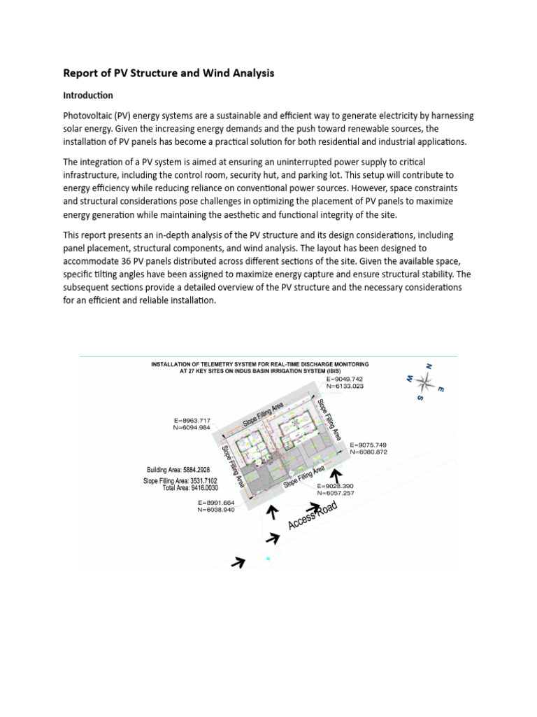 PV Structure Design and Wind Analysis | PDF | Photovoltaics ...