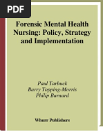 Forensic Mental Health Nursing