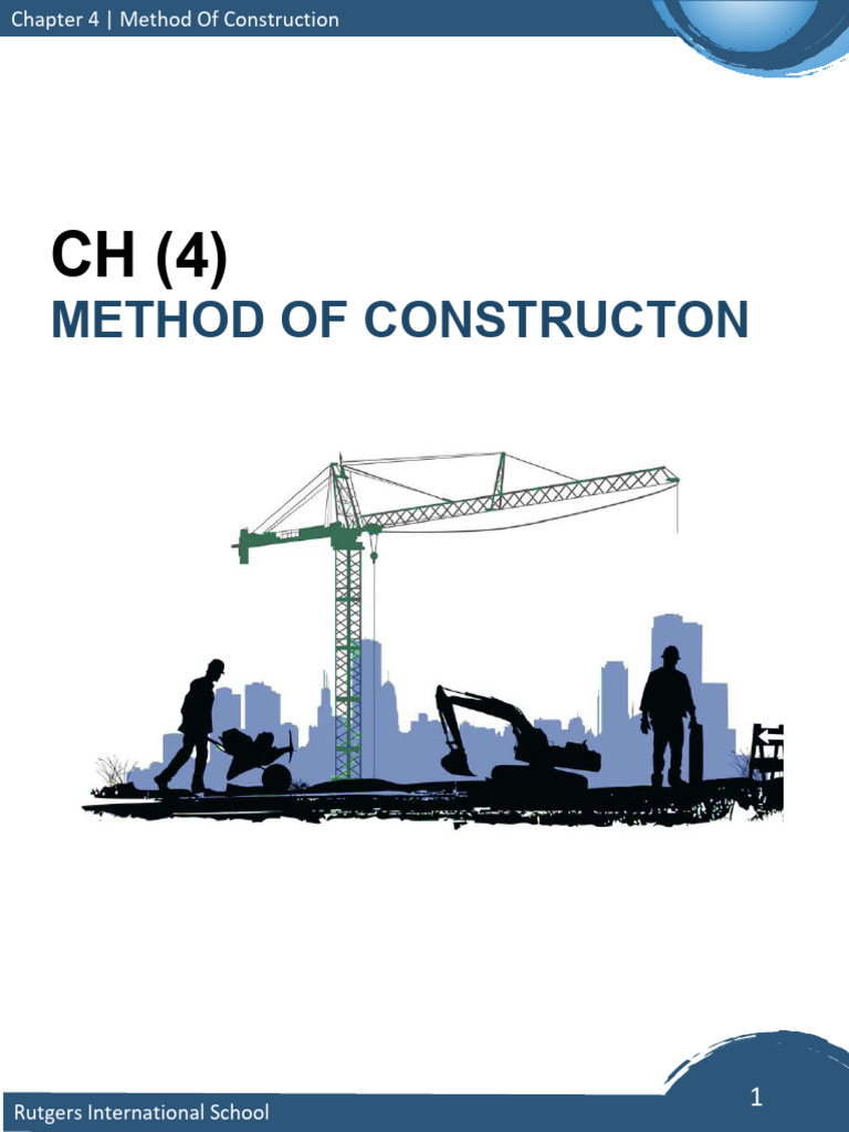 4) Method of Construction | PDF | Quality Assurance | Building Engineering